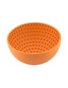 Comedouro para Cão Lickimat Wobble Laranja Orange Borracha | Tienda24 Tienda24.eu