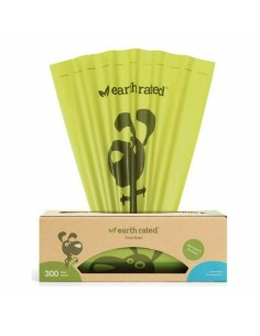 Dispensador de Bolsas para Mascotas Earth Rated UNSCENTBIO300 Papel Plástico (300 uds) de Earth Rated, Bolsas y recogedores d...