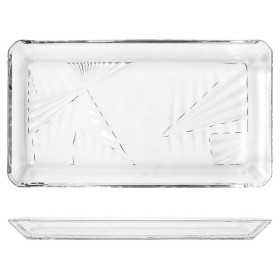 Plateau Madlen Verre Transparent (12 x 1,8 x 21,8 cm) (2 pcs) de Pasabahce, Plats et plateaux - Réf : S3609514, Prix : 8,18 €...