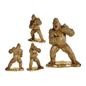 Deko-Figur Gorilla Gold Harz (25 x 56 x 42 cm) von Gift Decor, Sammlerstücke - Ref: S3609522, Preis: 44,02 €, Rabatt: %