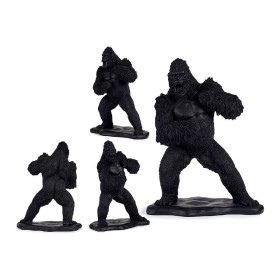 Deko-Figur Gorilla Schwarz Harz (25,5 x 56,5 x 43,5 cm) von Gift Decor, Sammlerstücke - Ref: S3609524, Preis: 44,02 €, Rabatt: %