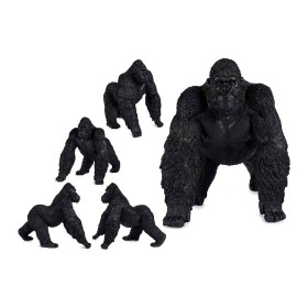 Decorative Figure Gorilla Black Resin (30 x 36 x 45 cm) by Gift Decor, Collectables - Ref: S3609531, Price: 35,53 €, Discount: %