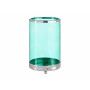 Portavelas Plateado Azul Cilindro 12,2 x 19,5 x 12,2 cm Metal Vidrio | Tienda24 - Global Online Shop Tienda24.eu