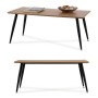 Table Basse Marron Noir Bois Métal Mélamine Bois MDF | Tienda24 - Global Online Shop Tienda24.eu