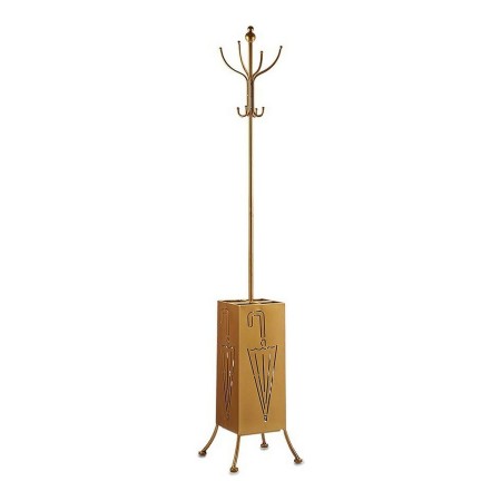 Coat rack Umbrella stand Golden Metal (34 x 188 x 34 cm) by Gift Decor, Coat Racks - Ref: S3609705, Price: 47,02 €, Discount: %