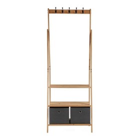 Hattestativ Grau Braun Holz Stoff (40,5 x 175 x 67 cm) von Kipit, Garderobenständer - Ref: S3609753, Preis: 56,65 €, Rabatt: %