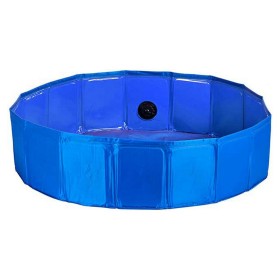 Piscina Desmontable Mascotas 80 x 20 x 80 cm Azul de Mascow, Accesorios para el baño y la ducha - Ref: S3609765, Precio: 21,5...