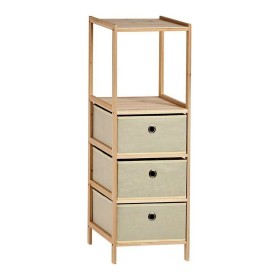 Regal Beige Holz Stoff (26 x 89 x 32 cm) von Kipit, Standregale - Ref: S3609901, Preis: 35,34 €, Rabatt: %