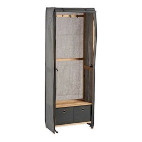 Bengaleiro Cinzento Madeira Tecido (31,5 x 58 x 168 cm) de Kipit, Bengaleiros - Ref: S3609911, Preço: 54,52 €, Desconto: %