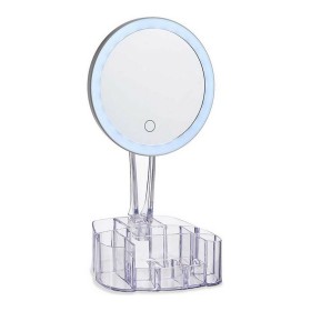 Miroir Grossissant avec LED 1x Blanc polystyrène 12,6 x 34,5 x 17 cm de Berilo, Miroirs - Réf : S3609938, Prix : 19,35 €, Rem...