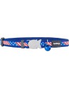 Collier pour Chien Red Dingo STYLE US FLAG 41-63 cm | Tienda24 Tienda24.eu