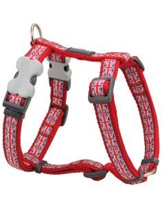 Dog Harness Red Dingo Padded Grey XS size | Tienda24 Tienda24.eu