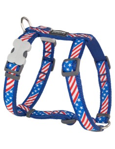 Arnês para Cães Gloria Leopardo 21-29 cm Azul Tamanho S | Tienda24 Tienda24.eu