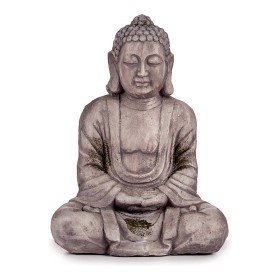 Statua Decorativa da Giardino Buddha Grigio Poliresina (25 x 57 x 42,5 cm) di Ibergarden, Statue - Rif: S3610555, Prezzo: 55,...