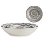 Plato Hondo Rayas Negro Blanco Ø 20 cm Porcelana (6 Unidades) de Vessia, Platos y fuentes - Ref: S3610817, Precio: 12,15 €, D...