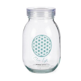 Tin Slow Life Transparent Glass (1800 ml) (4 Units) by Vivalto, Food storage - Ref: S3610832, Price: 10,93 €, Discount: %