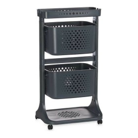 Vegetable trolley Anthracite polypropylene (33 x 81 x 44 cm) by Kinvara, Shelves and supports - Ref: S3610957, Price: 35,79 €...