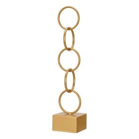 Deko-Figur Ringe Gold Metall (12,5 x 60,5 x 12,5 cm) von Gift Decor, Ornamente - Ref: S3611208, Preis: 15,48 €, Rabatt: %