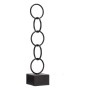 Deko-Figur Ringe Schwarz Metall (12,5 x 60,5 x 12,5 cm) | Tienda24 - Global Online Shop Tienda24.eu