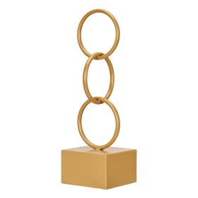 Figura Decorativa Aros Dourado Metal (12,5 x 40,5 x 12,5 cm) de Gift Decor, Adornos - Ref: S3611210, Preço: 7,55 €, Desconto: %