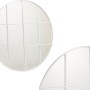 Miroir mural Rond Métal Blanc (100 x 2,5 x 100 cm) de Gift Decor, Miroirs muraux - Réf : S3611219, Prix : 82,29 €, Remise : %