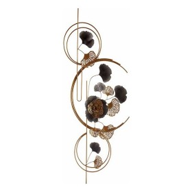 Decoração Suspensa Bloemen Mural Dourado Metal Cobre (60 x 150 x 7,5 cm) de Gift Decor, Frontões decorativos - Ref: S3611283,...