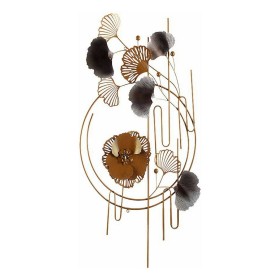 Hanging decoration Abstract Flowers Mural Metal (63 x 121 x 9,5 cm) by Gift Decor, Wall Pediments - Ref: S3611285, Price: 63,...