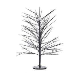 Sapin de Noël 70 x 120 x 70 cm Noir Métal Fibres optiques de Krist+, Noël - Réf : S3611593, Prix : 84,12 €, Remise : %