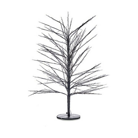 Albero di Natale 70 x 120 x 70 cm Nero Metallo Fibra ottica di Krist+, Natale - Rif: S3611593, Prezzo: 84,12 €, Sconto: %