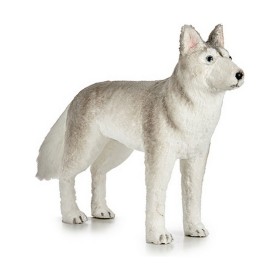 Decoração Natal 87 cm Cão Cinzento Branco Sintético de Krist+, Natal - Ref: S3611601, Preço: 75,49 €, Desconto: %