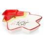 Centerpiece Christmas Tree Father Christmas 19,6 x 3 x 23 cm Ceramic Red White | Tienda24 - Global Online Shop Tienda24.eu