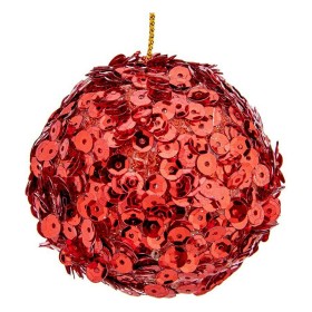 Bolas de Navidad Ø 10 cm 6 Unidades Rojo Plástico 10 x 10 x 10 cm de Krist+, Navidad - Ref: S3611752, Precio: 8,41 €, Descuen...