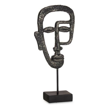 Decorative Figure Face Black Polyresin (19,5 x 38 x 10,5 cm) by Gift Decor, Ornaments - Ref: S3611821, Price: 8,41 €, Discoun...