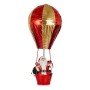 Figura Decorativa Globo Pai Natal 64 x 150 x 64 cm Vermelho Dourado Plástico de Krist+, Natal - Ref: S3611893, Preço: 135,94 ...