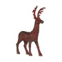 Decoration Large Reindeer 23 x 74,7 x 45 cm Blue Fuchsia Plastic by Krist+, Christmas - Ref: S3612005, Price: 50,47 €, Discou...