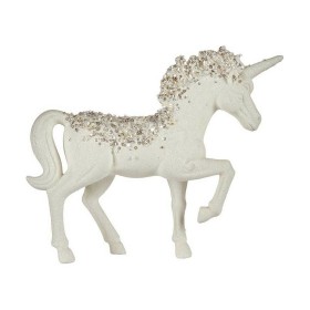 Figura Decorativa Unicórnio 9,5 x 31 x 40 cm Branco Plástico de Krist+, Natal - Ref: S3612021, Preço: 6,66 €, Desconto: %