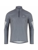 T-shirt à manches longues homme Adidas Training Gris | Tienda24 Tienda24.eu