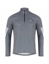 Herren Langarm-T-Shirt Adidas Training Grau | Tienda24 Tienda24.eu