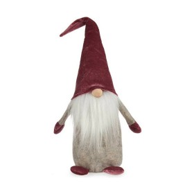 Figurine Décorative Gnome Gris Bordeaux Blanc Bois Sable 14 x 48 x 17,5 cm de Krist+, Noël - Réf : S3612222, Prix : 4,05 €, R...