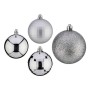 Boules de Noël Ø 7 cm 50 Unités PVC Argenté | Tienda24 - Global Online Shop Tienda24.eu