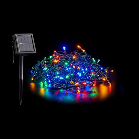 Guirnalda de Luces LED Solar Multicolor de Krist+, Navidad - Ref: S3612610, Precio: 6,99 €, Descuento: %