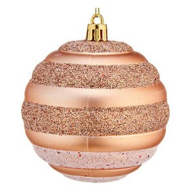 Christmas Bauble Ø 8 cm 6 Units Copper PVC by Krist+, Christmas - Ref: S3612631, Price: 3,75 €, Discount: %