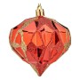 Weihnachtsbaumkugeln Diamant Ø 8 cm 6 Stück Rot Kunststoff von Krist+, Weihnachten - Ref: S3612639, Preis: 3,50 €, Rabatt: %