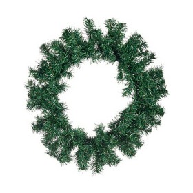 Coroa de Natal Verde Plástico 40 x 6 x 40 cm de Krist+, Natal - Ref: S3612800, Preço: 3,88 €, Desconto: %