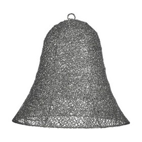 Adorno Navideño Gris Metal Plástico Campana 30 x 27 x 30 cm de Krist+, Navidad - Ref: S3612836, Precio: 5,41 €, Descuento: %