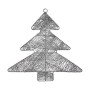 Christmas bauble Silver Christmas Tree 36,7 x 0,2 x 37,5 cm Metal Plastic by Krist+, Christmas - Ref: S3612842, Price: 2,49 €...