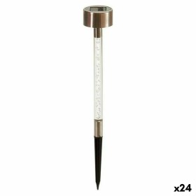 Solar lamp Marker Transparent Silver (24 Units) by Ibergarden, Solar Lights - Ref: S3614103, Price: 42,60 €, Discount: %