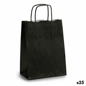 Mala de Papel Preto (18 x 8 x 31 cm) (25 Unidades) de Pincello, Caixas e bolsas de presente - Ref: S3614306, Preço: 10,49 €, ...