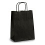 Paper Bag Black (18 x 8 x 31 cm) (25 Units) | Tienda24 - Global Online Shop Tienda24.eu