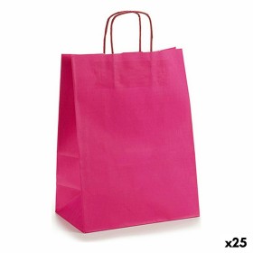 Paper Bag 24 x 12 x 40 cm Pink (25 Units) by Pincello, Gift boxes and bags - Ref: S3614314, Price: 12,69 €, Discount: %